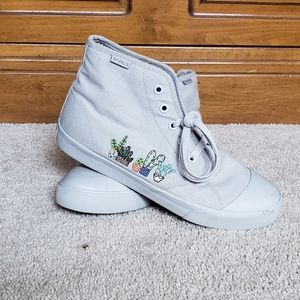 Bangs Hi Top Cactus/Succulent Sneakers